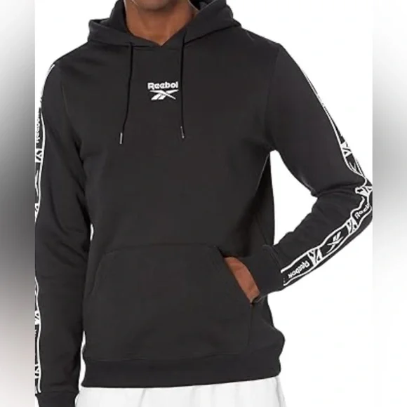 Reebok Black Hoodie Size Medium - Picture 2 of 8